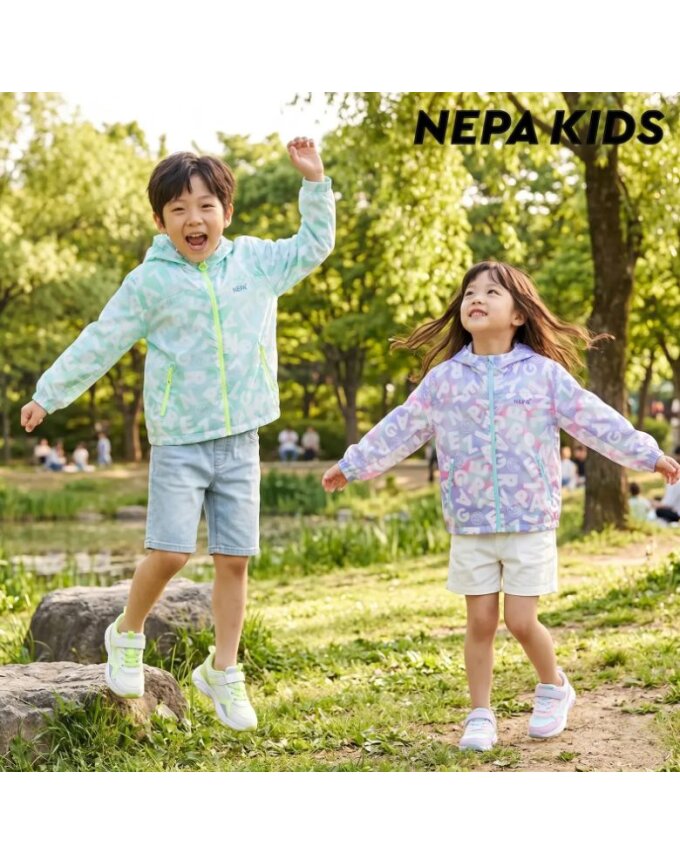 (키즈)패턴 방풍자켓 자켓_KID0609