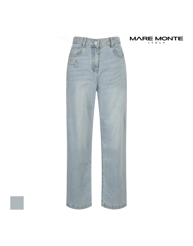 [마레몬떼] 뒷밴딩 워싱 데님팬츠_M245MDN35P0