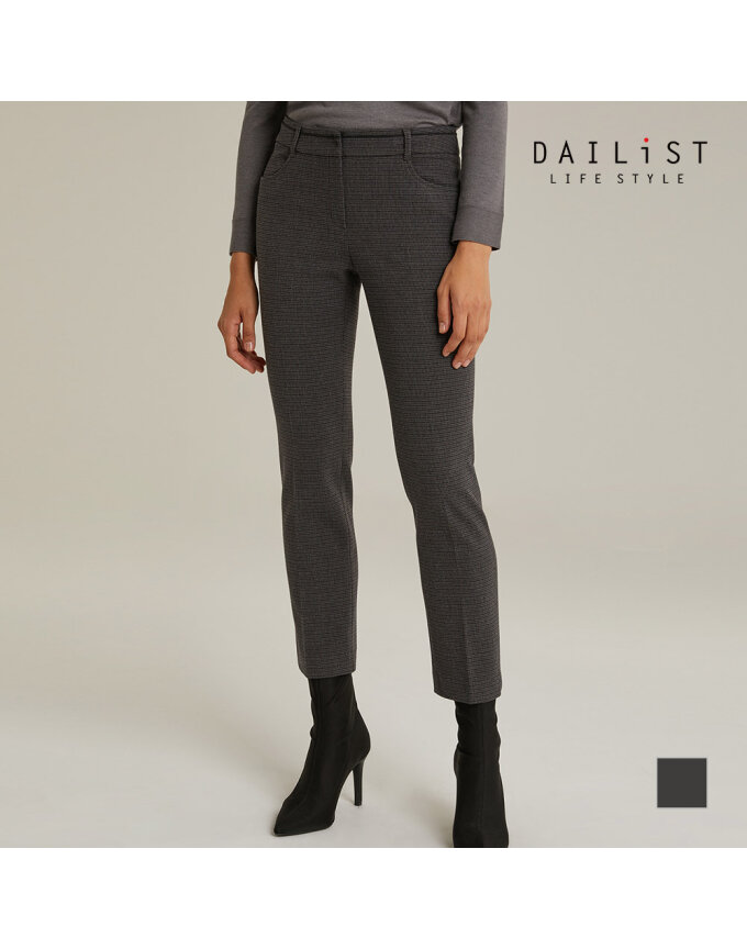 [DAILIST] 잔체크 일자 팬츠_MDBDLWW9241