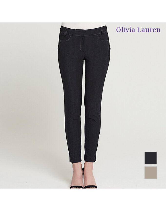 [OLIVIA LAUREN] E-BAND 스키니 팬츠_VOPDLVM3231