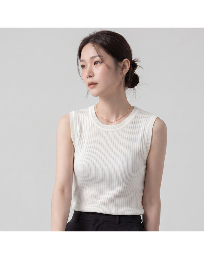 KARRA 골지라운드슬리브리스니트_A3F0920