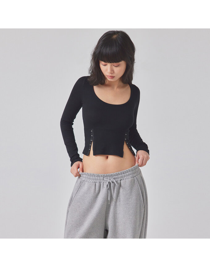 OPEN HEM HOOK TOP_T416TP125