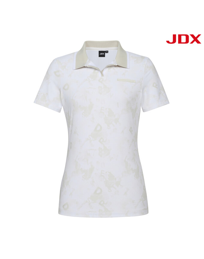 [JDX] 여성 시즌 모티브 오픈 요꼬에리 티셔츠(X1TSW6506LI)