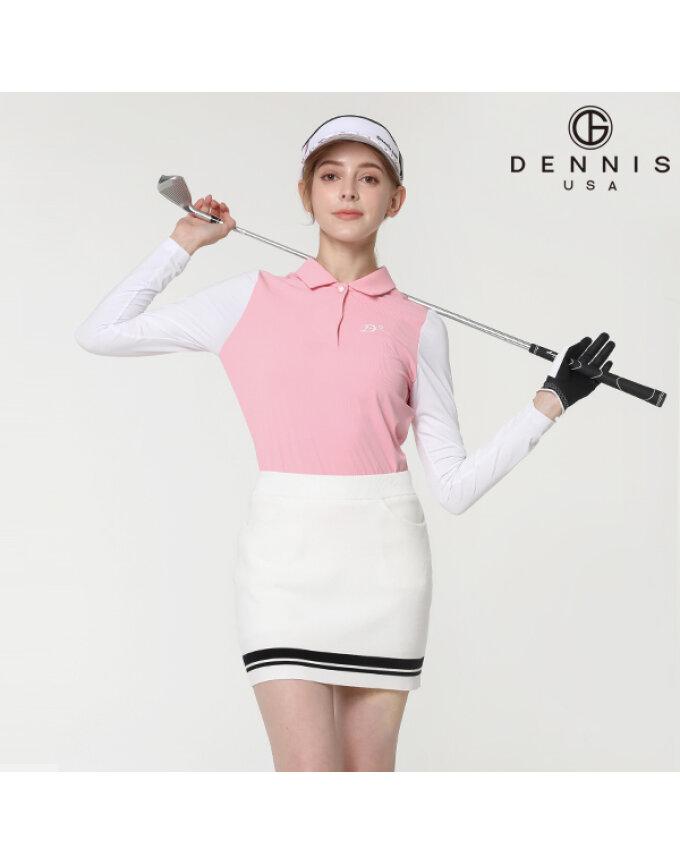 [DENNIS] 여성 라인배색 니트 스커트_NAMSLSK553