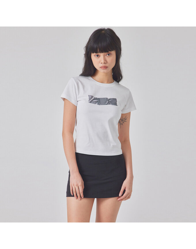 TAPE-PRINTED T-SHIRT_T416TP104