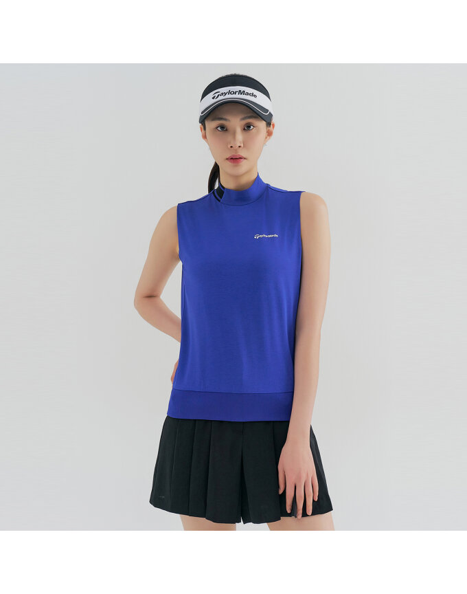 여성 하이넥 민소매 티셔츠 T8031TN6244-907