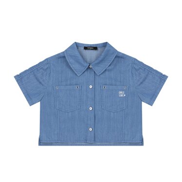 [AK분당점] [티파니] 주니어 간절기 데일리 해지 아일렛 장식 셔츠 T62KBB030