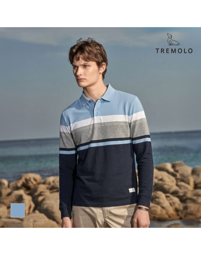[TREMOLO] Y에리 패턴물 티셔츠_TRHAL5SC541
