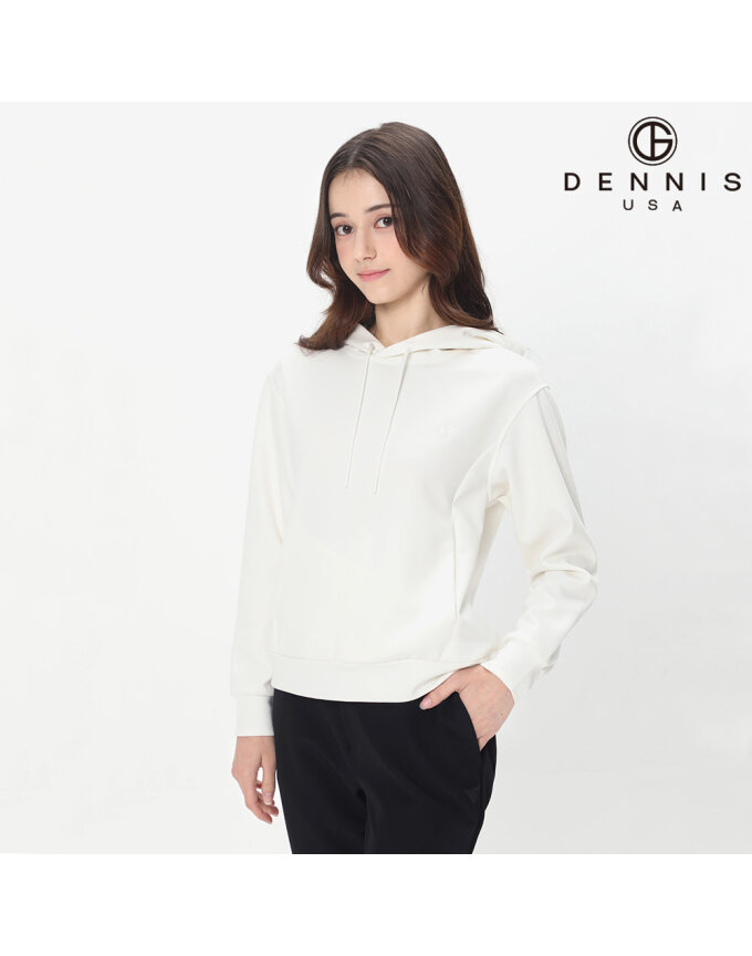 [DENNIS] 여성 스윙 컴포트 후드 티셔츠_NAQFLTS057