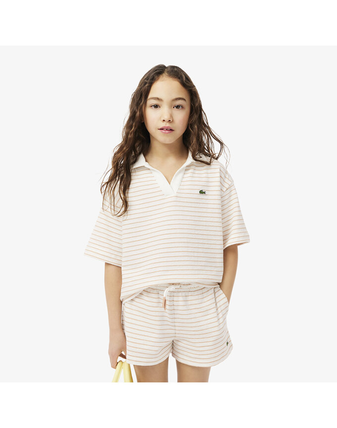 (키즈) 썸머 스트라이프 폴로_PJ8500-55G_CKI