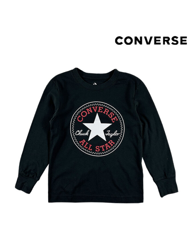 [컨버스키즈] CNVB CHUCK PATCH LS TEE(866243-023_BK)