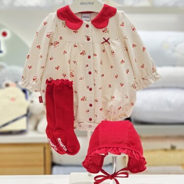 [AK분당점] [압소바] 샤르망 우주복(보넷,장말) AB2652OR25 레드