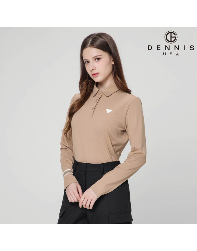 [DENNIS] 여성 스탠다드 베이직 긴팔카라티_NAQFLTS051
