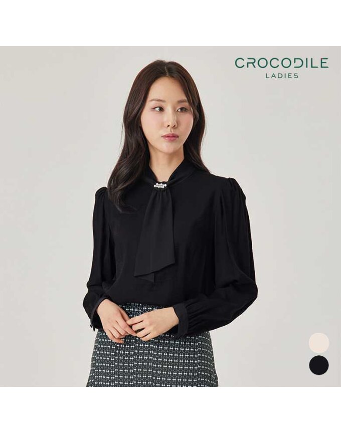 넥포인트타이블라우스_CLBWTS113