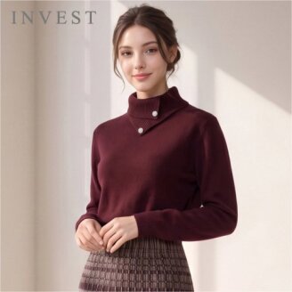소프트 주얼리 터틀 넥 니트_INI6W1KT2021