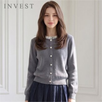 페미닌 주얼리 포인트 가디건_INI6W1KC4501