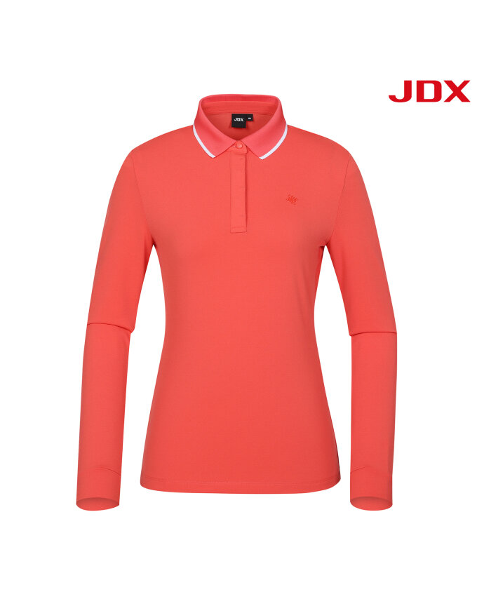 [JDX] 여성 카라 베이직 피케 요꼬에리(X2TLV5448RO)