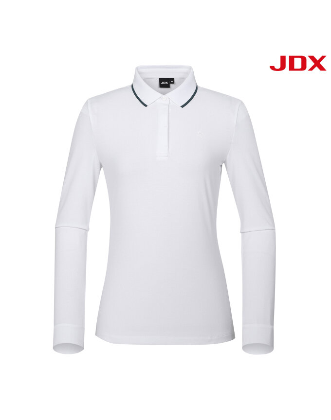 [JDX] 여성 카라 베이직 피케 요꼬에리(X2TLV5448WH)