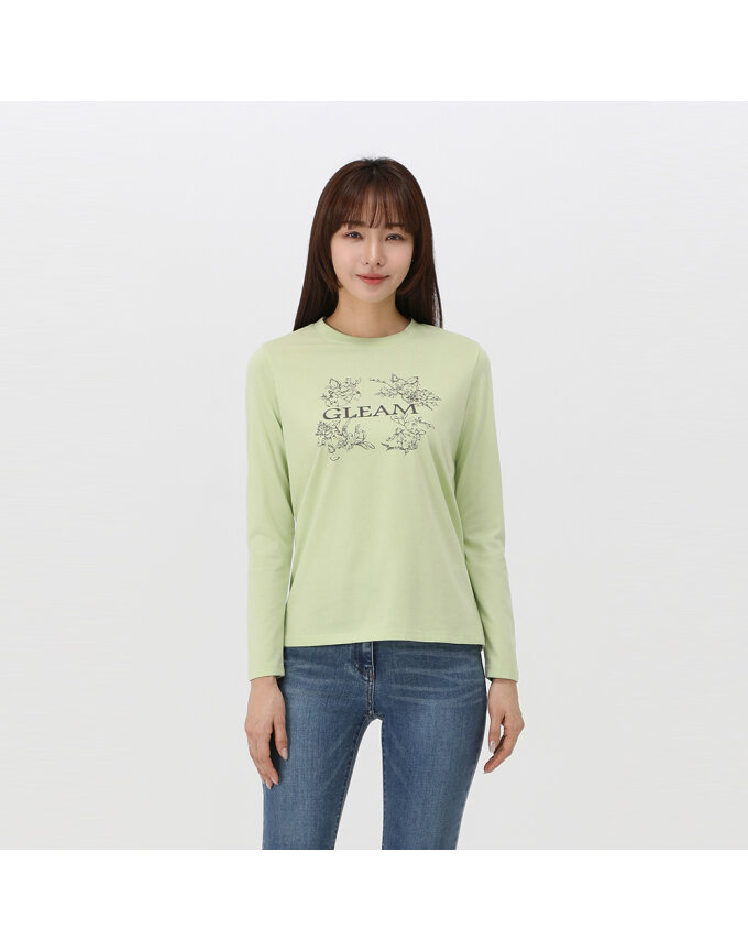 원포인트 라운드 티셔츠_1K25381
