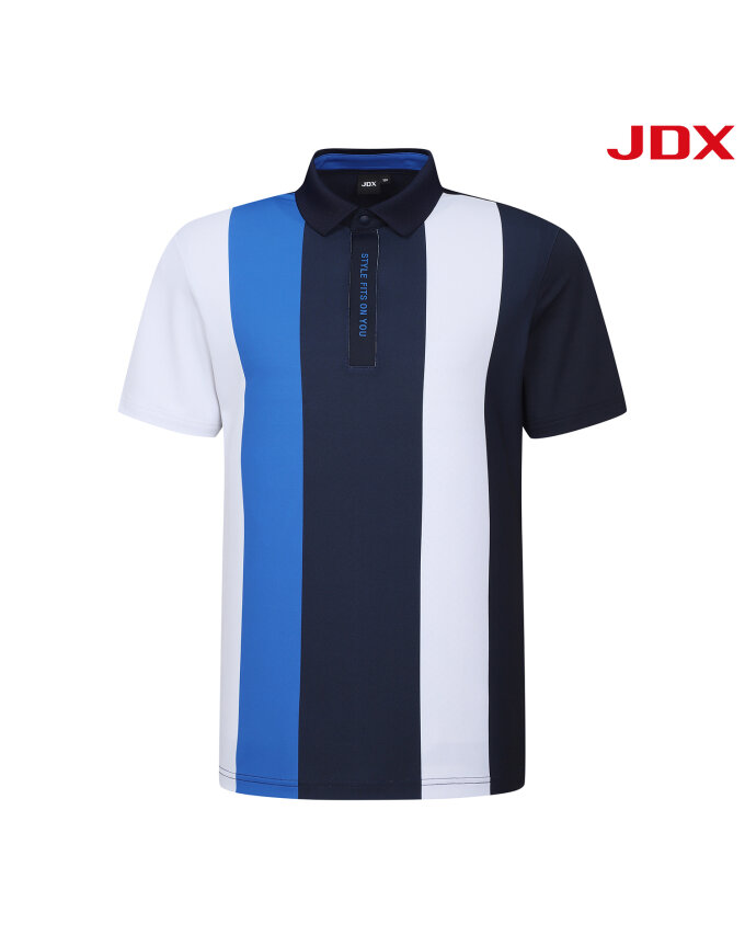 [JDX] 남성 컬러블록 요꼬에리 티셔츠(X2TSV2556DN)