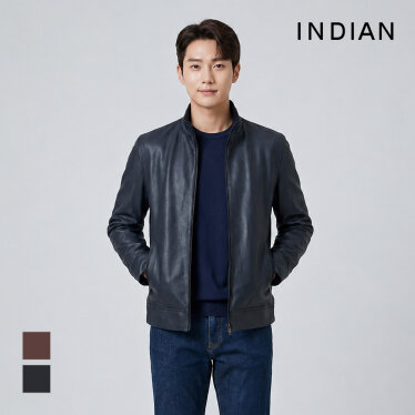 [INDIAN] 인조가죽 패딩점퍼_MIECLYF8311