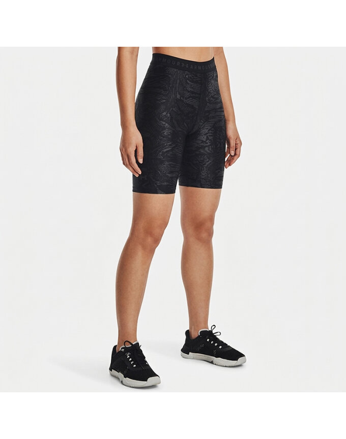 UA HeatGear 프린트 바이크 여성 쇼츠_1362273-006