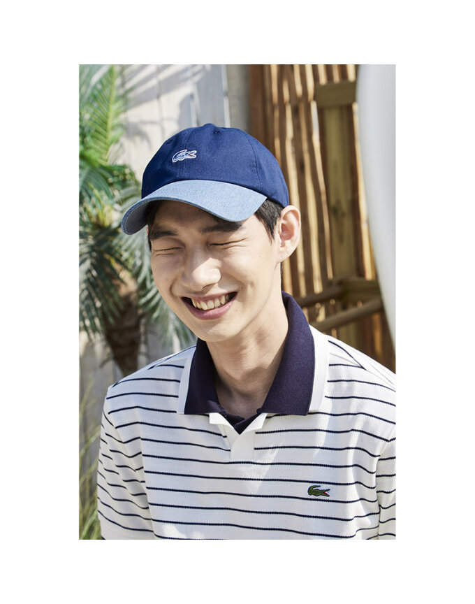 (남성) 면 트윌 컬러블록 야구모자_RK253E-55G_L99