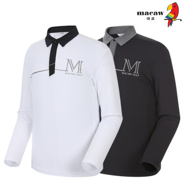 (남성)등판 조직감 M프린트 티셔츠 MNM1TS62
