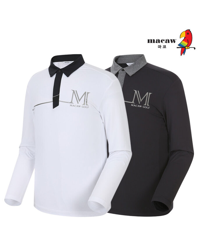(남성)등판 조직감 M프린트 티셔츠 MNM1TS62