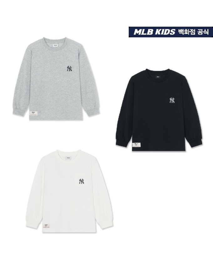[AK원주점] [MLB KIDS] 스포티브 베이직 포켓 티셔츠 _ 7ATSB0164