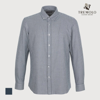 [TREMOLO] 체크패턴 긴팔 셔츠_TRNNL3F8511