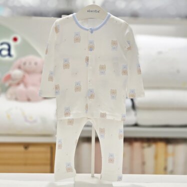 [AK분당점] [압소바] 곰돌 코튼모달 슬림내의 A1A10384 블루