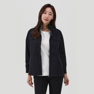 셔링넥 숏기장 점퍼_MI41302