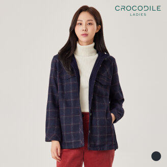 후드넥체크블라우스_CLBWBL202