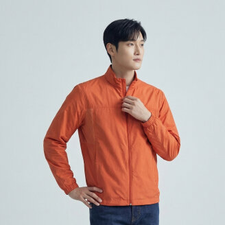 매쉬 배색 경량 점퍼_1J31335