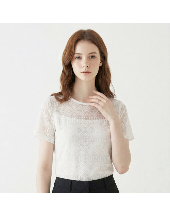 클라셰 레이스시스루슬림블라우스_B6M0250