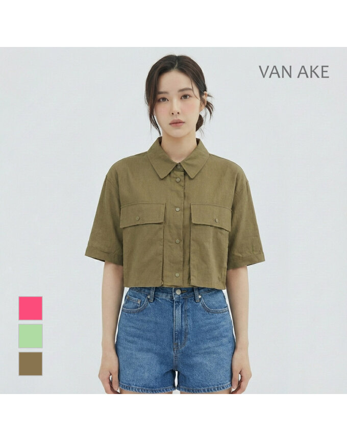 [반에이크] 빅포켓 반팔자켓_VB37JKMD01Z