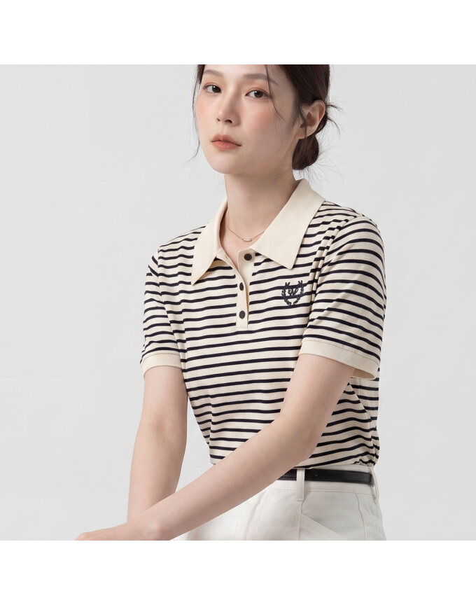 KARRA 피케이리프라인티셔츠_A5M0527