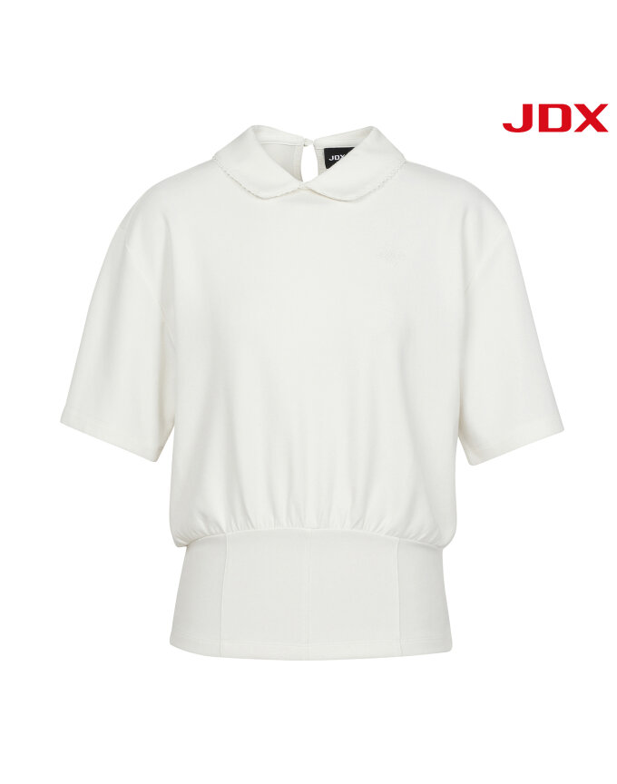 [JDX] 여성 레이스 테잎 포인트 변형 티셔츠(X2TSV6553CR)