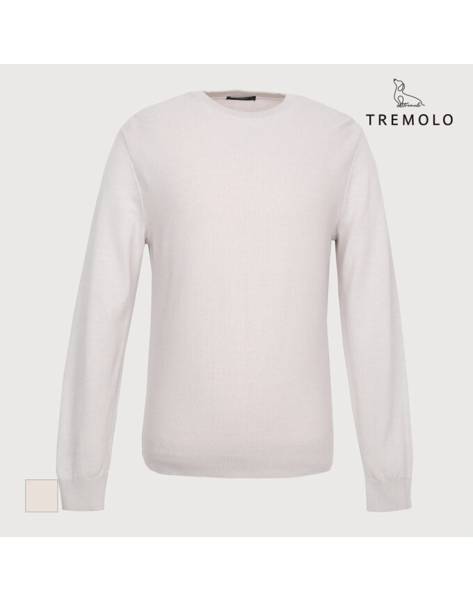[TREMOLO] 라운드 솔리드 니트_TRNBR4SC421
