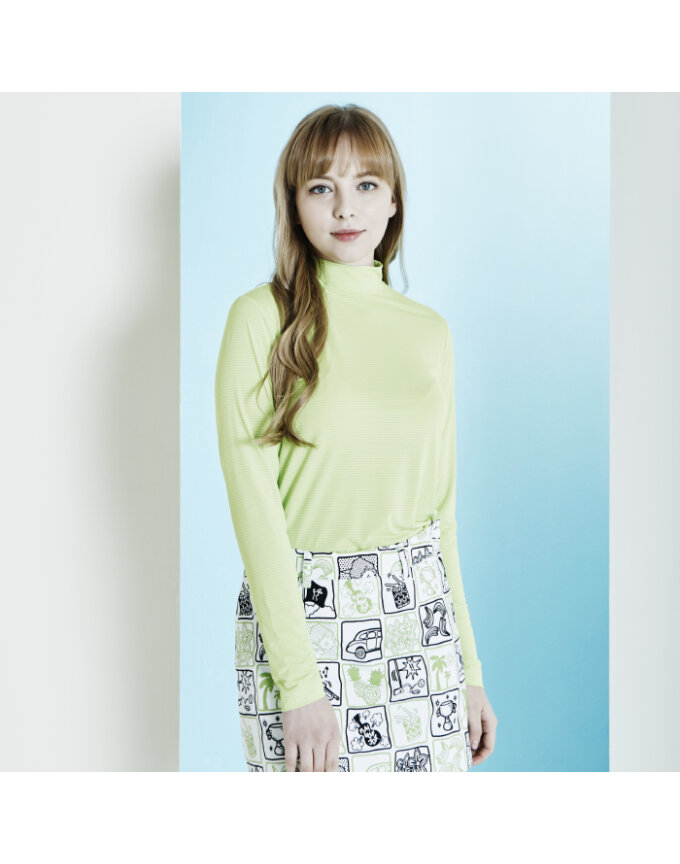[그렉노먼] 여성 쿨링 긴팔 이너웨어 (그린)_HWG18-CL202GN