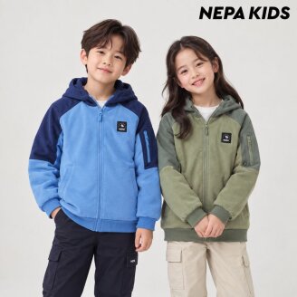 (키즈)후드 포인트 집업 자켓_KIC6202