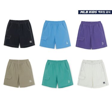 [AK원주점] [MLB KIDS] 스포티브 스몰로고 나일론 5부 팬츠 _ 7ASMB0163