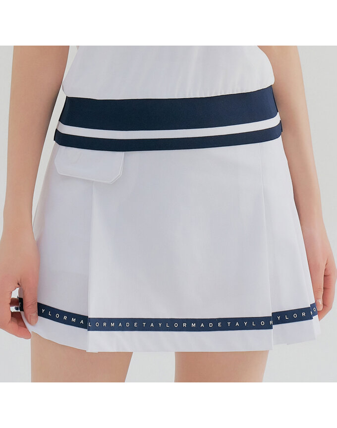 여성 부분 플리츠 포켓 큐롯 T8031CN6391-100