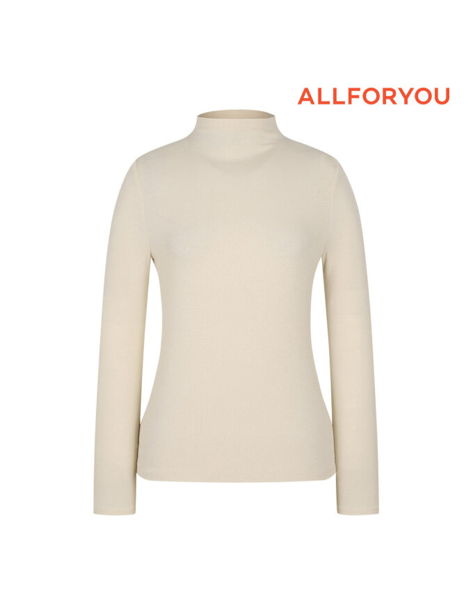 [올포유] 여성 베이직 골지 반목 티셔츠 ALTHM7311-509