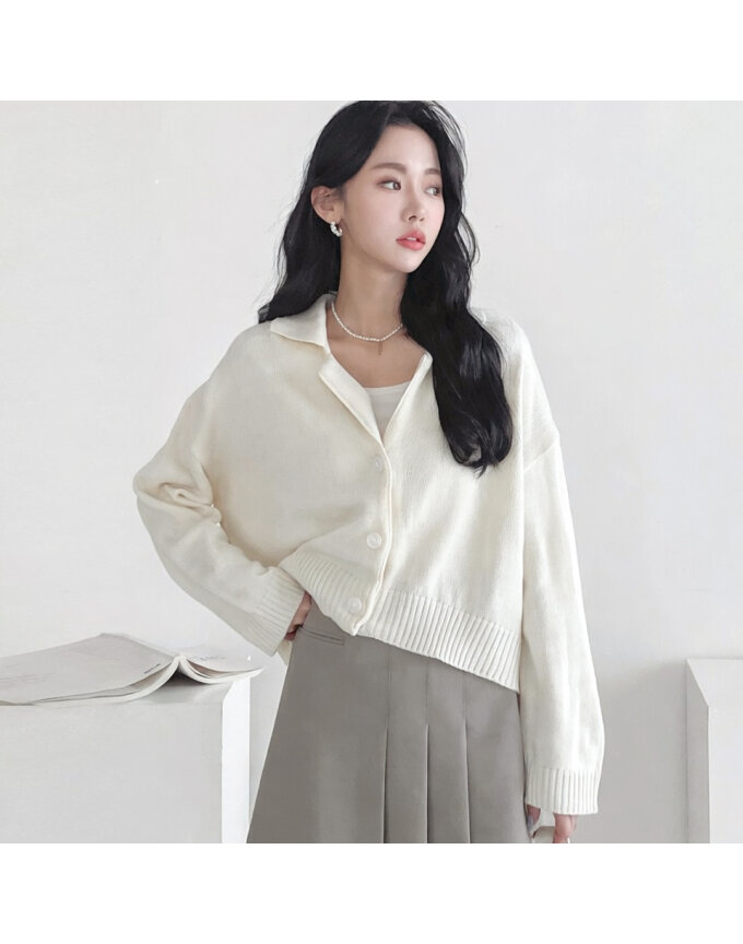 [모델리스트] 포피 카라 니트 가디건 (MESCD056)