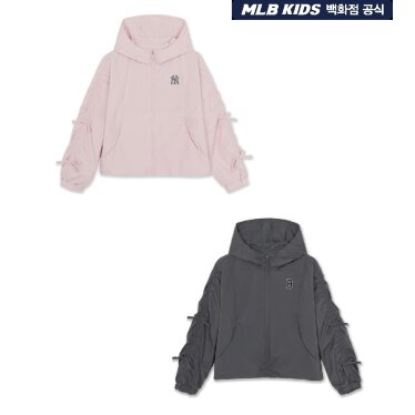 [AK원주점] [MLB KIDS] 스트릿 걸즈 리본 바람막이  _ 7FWJB3164