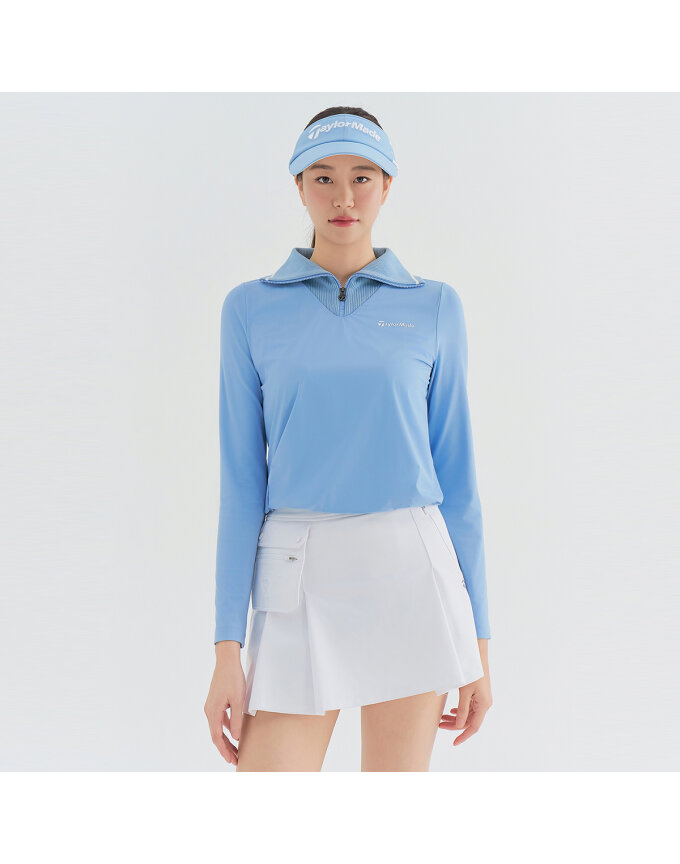 여성 우븐 패치 루즈핏 티셔츠 TTN-72HG42-940