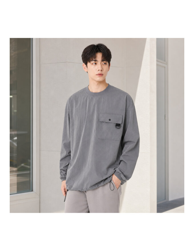 나일론 스트링 포켓 오버핏 아노락 CDM-TSA-ECO
