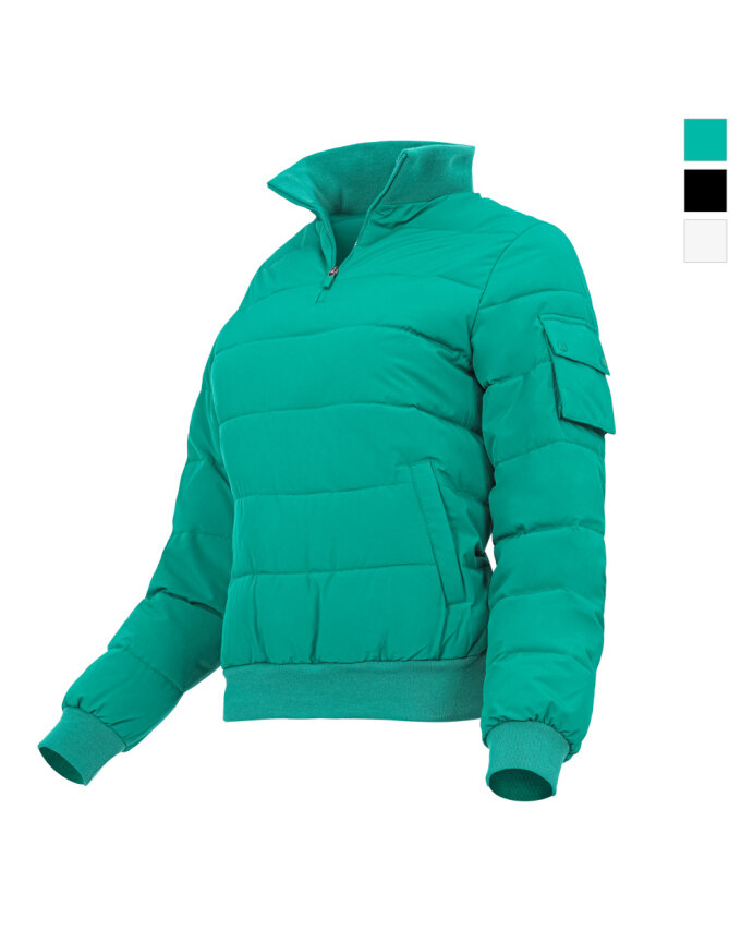 [WHITE BEAR] 화이트베어 여성 방풍 집업 골프 패딩티셔츠 Model No_M2-5B018